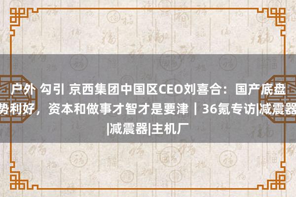 户外 勾引 京西集团中国区CEO刘喜合：国产底盘替代趋势利好，资本和做事才智才是要津｜36氪专访|减震器|主机厂