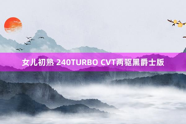女儿初熟 240TURBO CVT两驱黑爵士版