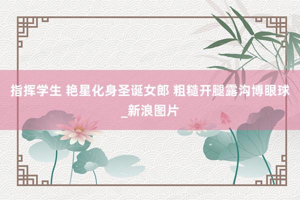 指挥学生 艳星化身圣诞女郎 粗糙开腿露沟博眼球_新浪图片