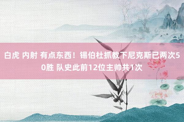 白虎 内射 有点东西！锡伯杜抓教下尼克斯已两次50胜 队史此前12位主帅共1次